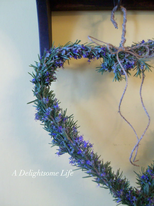 Rosemary heart wreath1