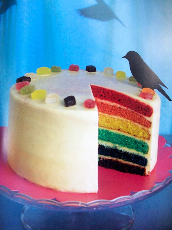 Everything OZ Over the Rainbow Cake