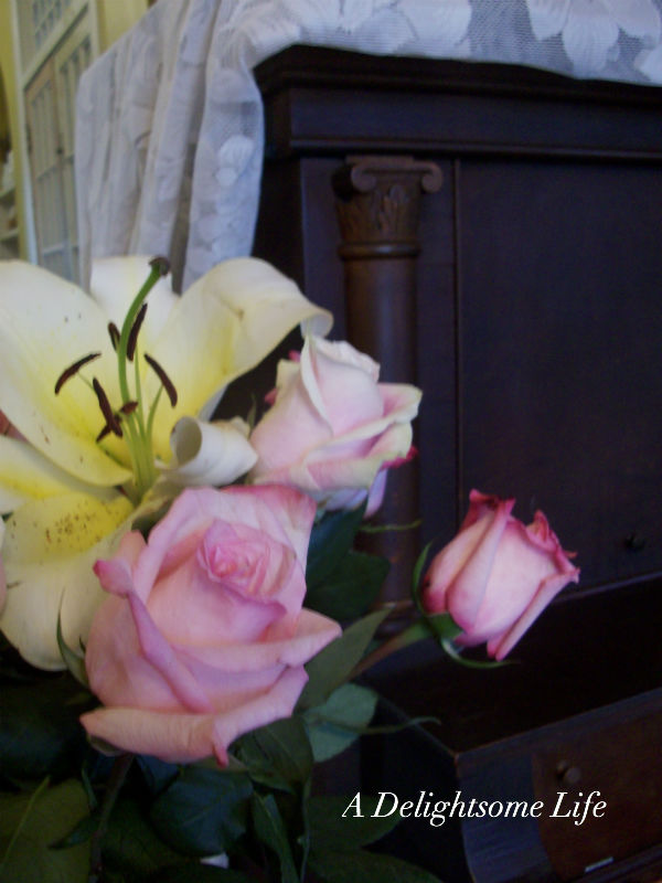 Fragrant Lilies and Roses f