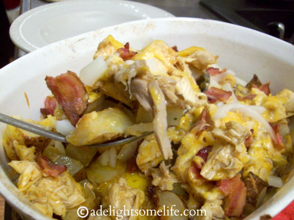 Loaded Potato and Chicken Casserole2 adelightsomelife.com