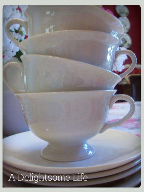 white teacups