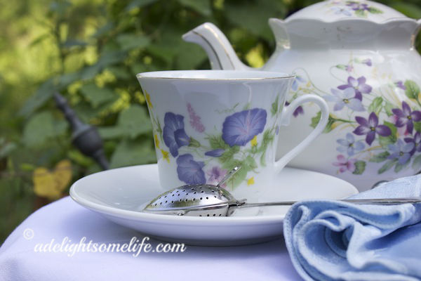 Morning Glory teacup