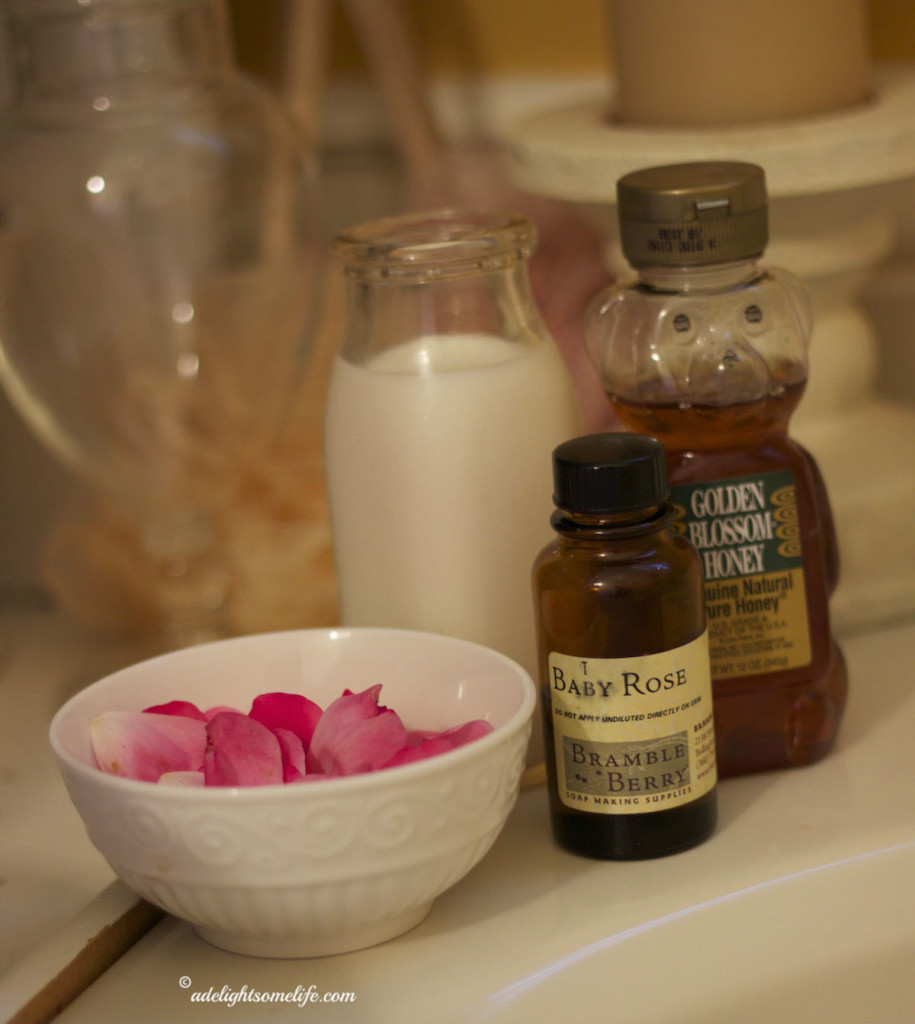 Rose Milk and Honey bath A Delightsome Life