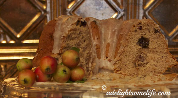 Autumn Spice Cake with Crabapples