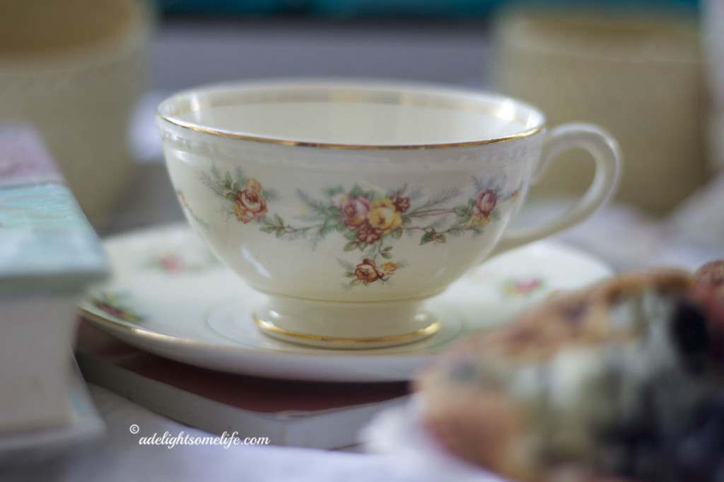 I do a lot of dreaming while enjoying tea in a lovely teacup