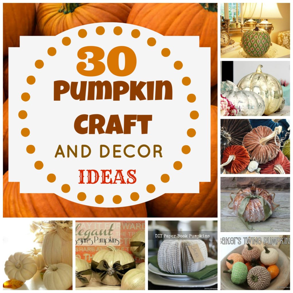 pumpkin craft collage