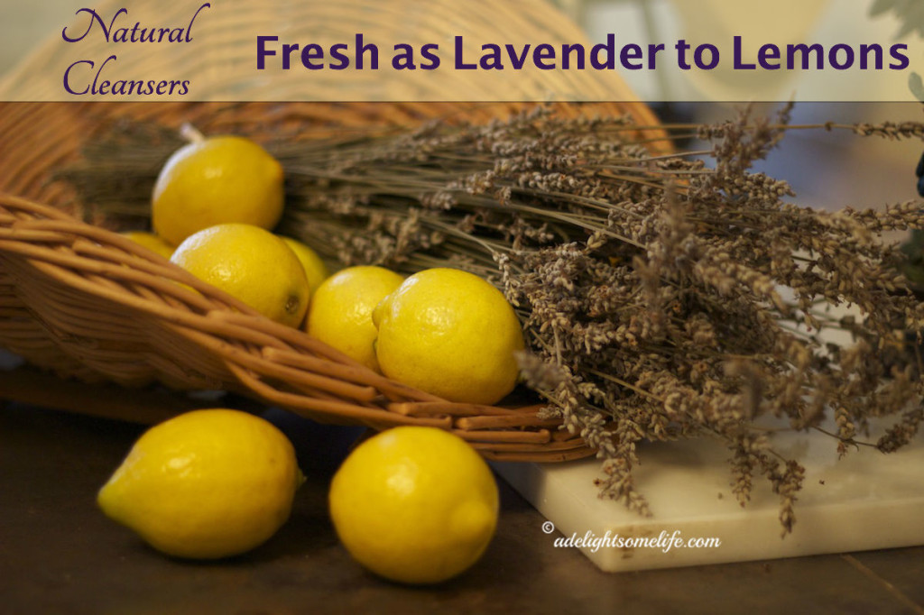 natural cleansers lavender to lemons