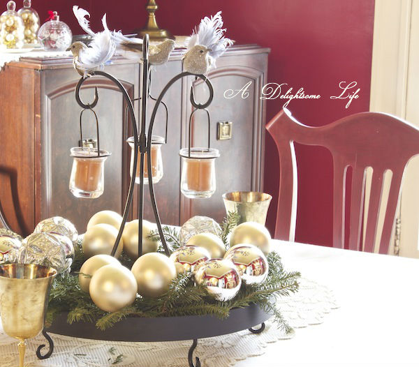 New Year Decor, silver and gold, easy holiday decor