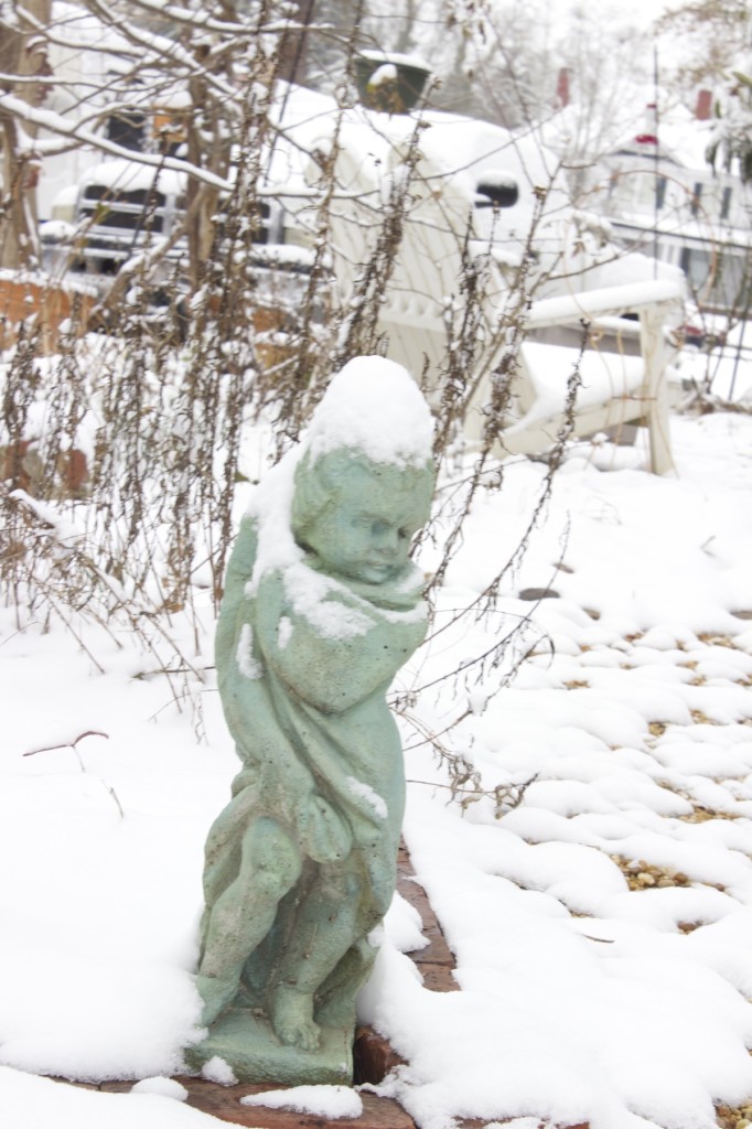 Winter - one of the Four Seasons statues
