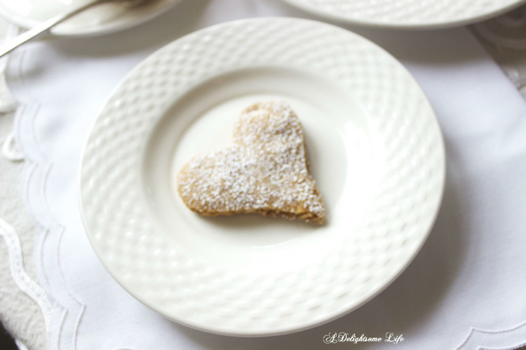 Lemon Shortbread Cookies - sweet treat for a sweet tea this Valentines