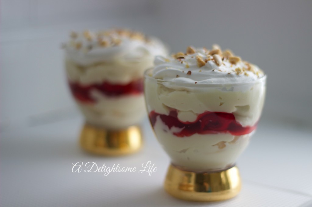 A DELIGHTSOME LIFE cherry almond trifle 5