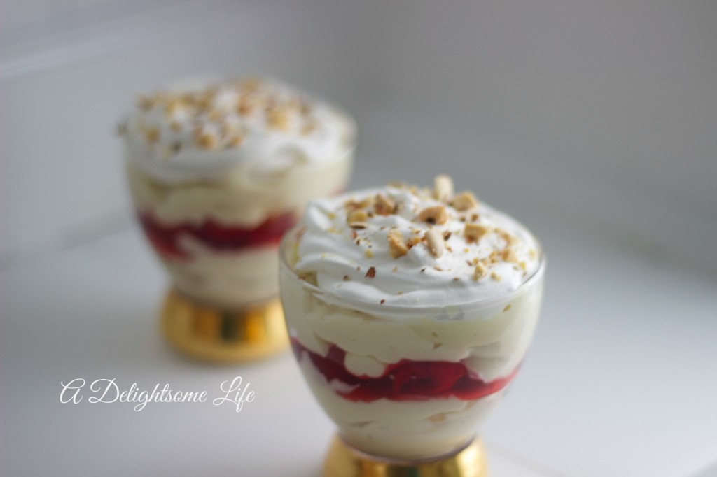 A DELIGHTSOME LIFE: Cherry Almond Trifle