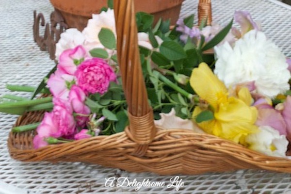 A DELIGHTSOME LIFE PICKED SPRING FLOWERS