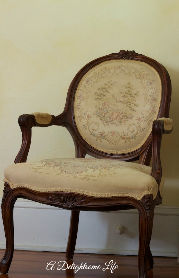 A DELIGHTSOME LIFE FRENCH CHAIR3