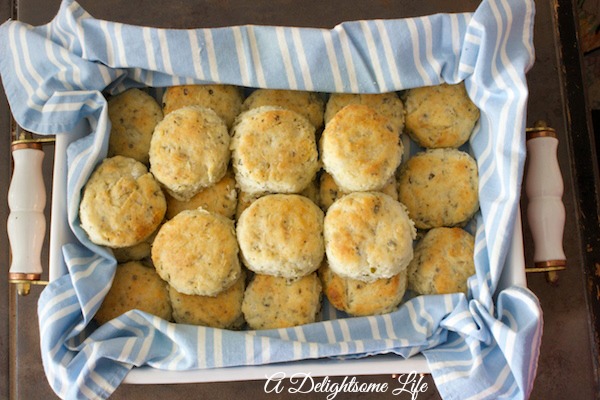 A DELIGHTSOME LIFE GARDEN PARTY HERB BISCUITS