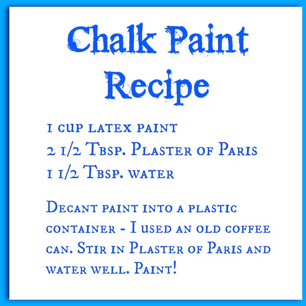 Plaster of Paris Chalk Paint Recipe-A-DELIGHTSOME-LIFE