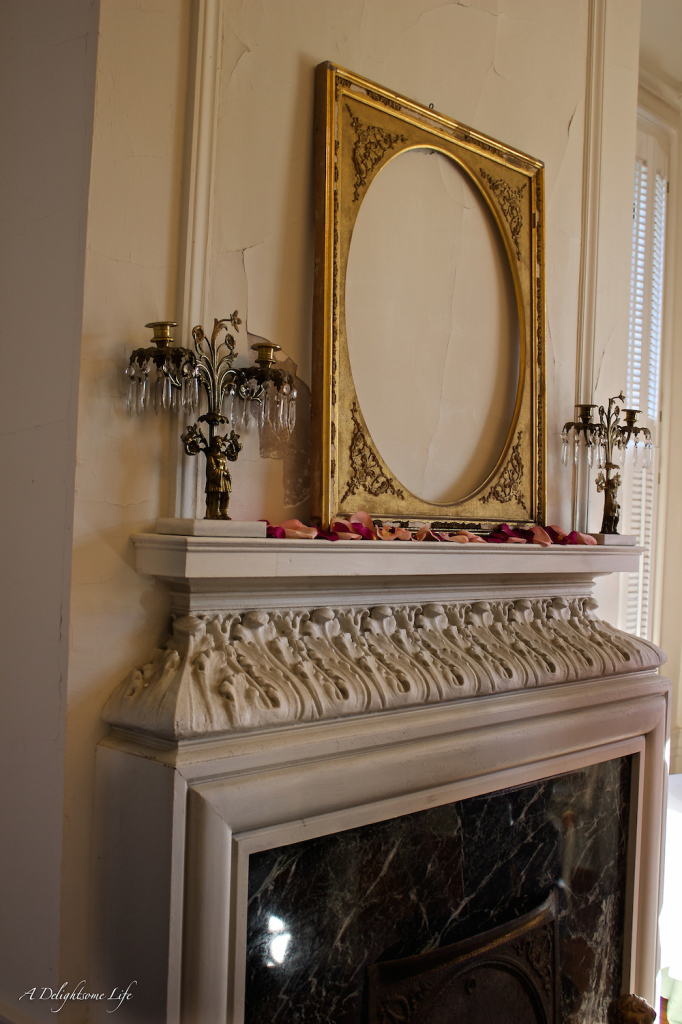 The mantels at the Burwell house are gorgeous