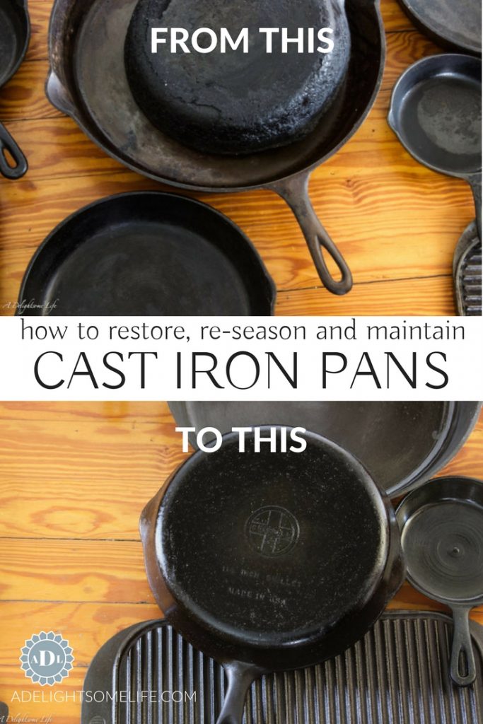 How to Restore Cast Iron Pans