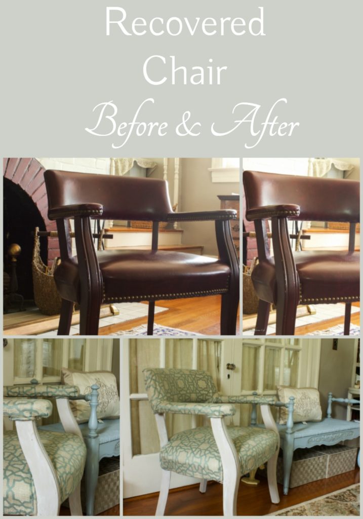 recovered chair before and after