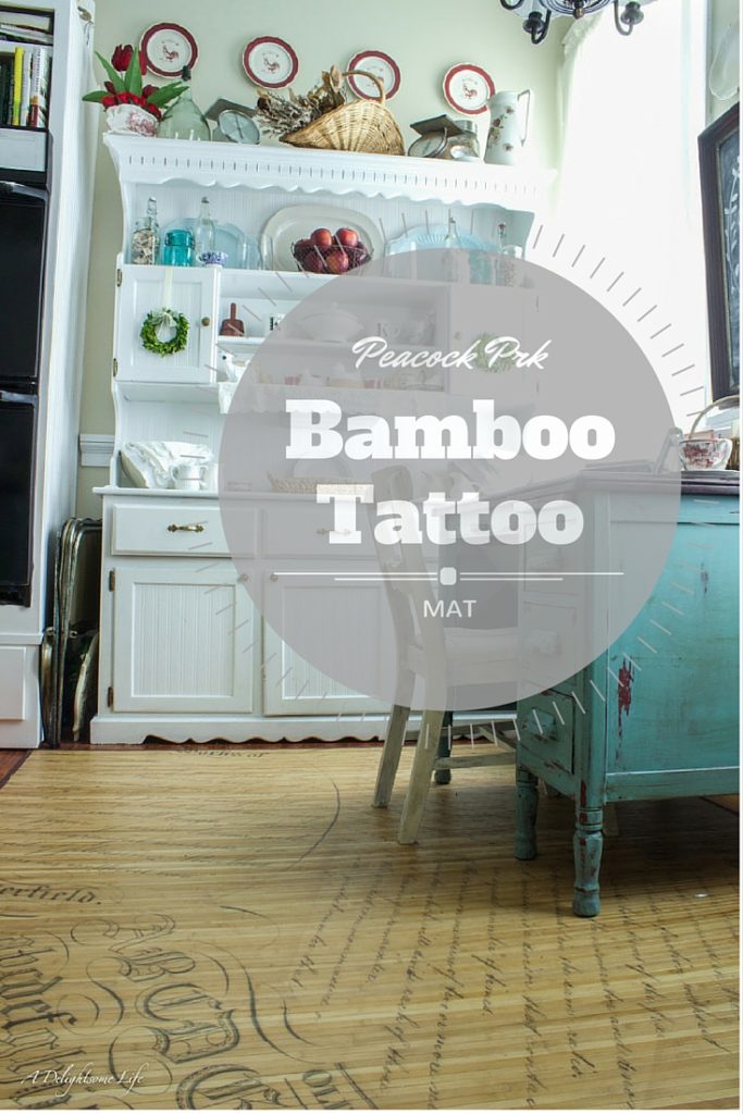 I love these Bamboo Tattoo Mats that add so much character to our home's decor.
