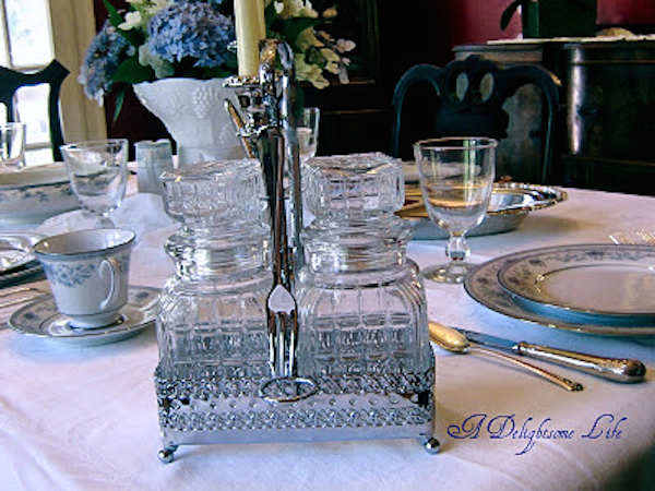 Blue and White Tablescape-12