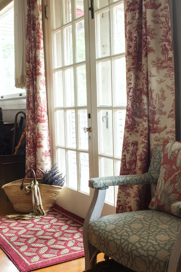 red toile curtains-6