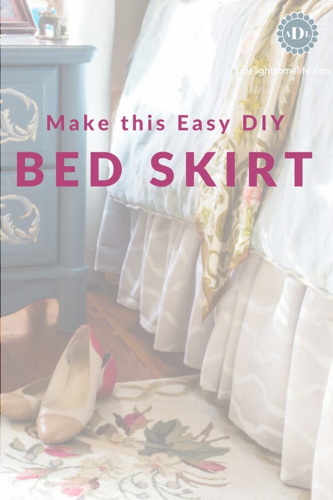 DIY custom bedskirt