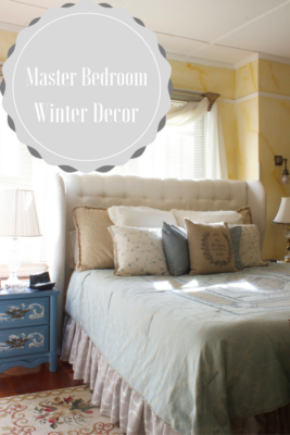 Master Bedroom Winter Decor