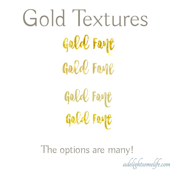 How To Create Gold Textured Lettering Using Picmonkey