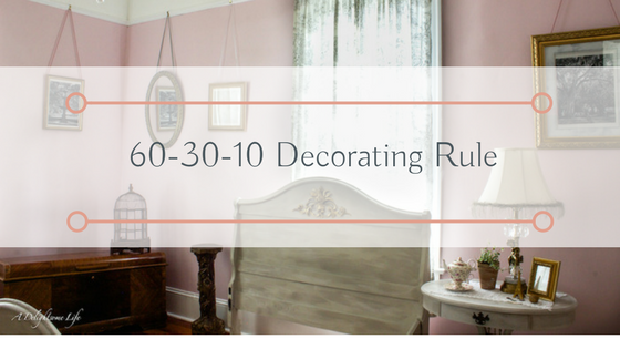 using the 60-30-10 decorating rule to apply accent colors to your room's decor