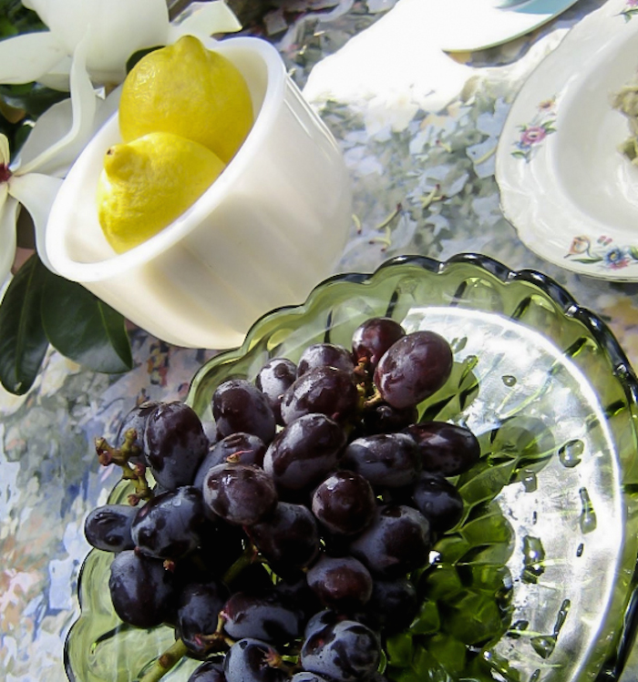 fresh fruit for Spring alfresco dining inspired by Monet