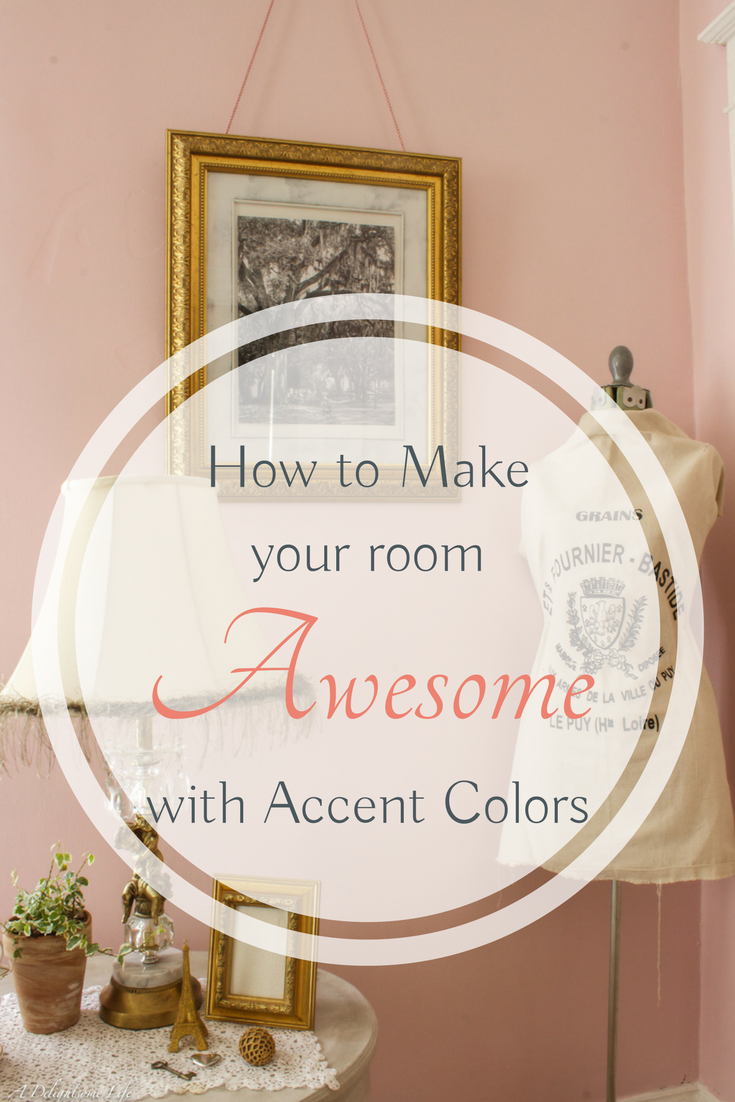 How to make your room awesome with accent colors. Free Printable included!
