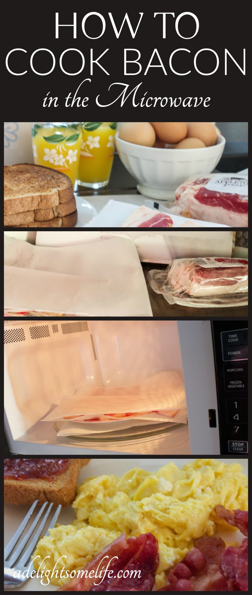 How to cook crispy bacon in the microwave without a gadget!