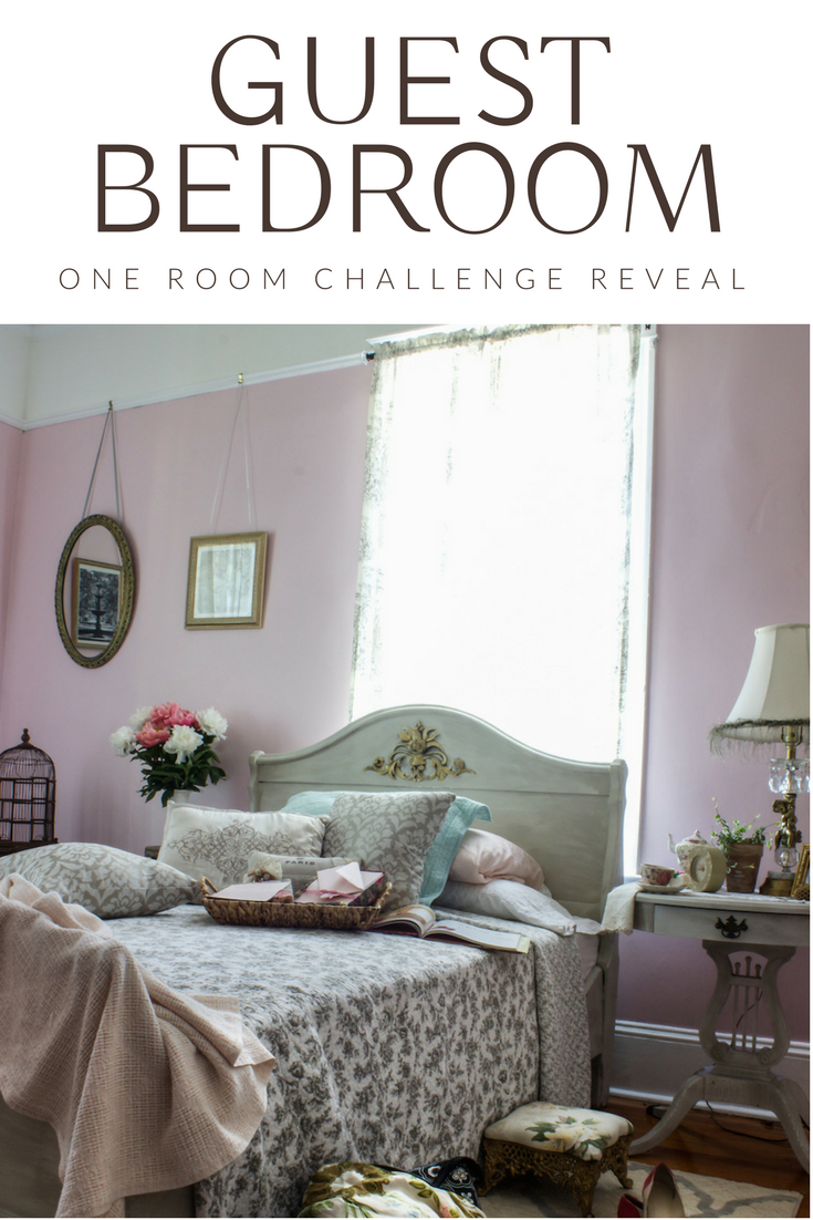Guest bedroom reveal for One Room Challenge