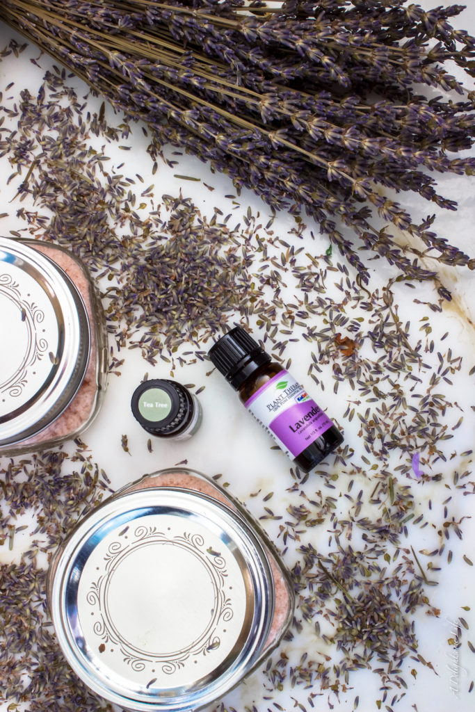 Lavender -Tea Tree Oil Salt Scrub