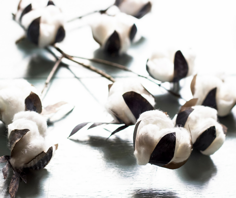 how to make faux cotton bolls for autumn wreath on A Delightsome Life