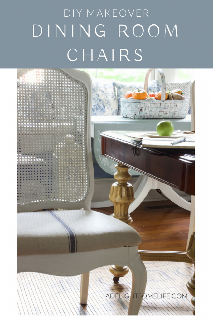Updating the dining room chairs at A Delightsome Life