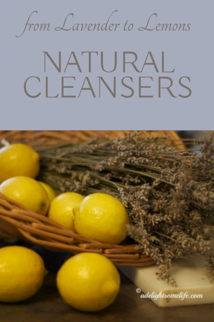 natural cleansers from lemons to lavender