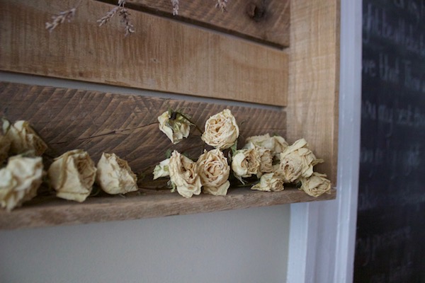 dried roses and charm to your home's decor on A Delightsome Life