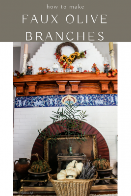 How to Make Stunning Faux Olive Branches on A Delightsome Life