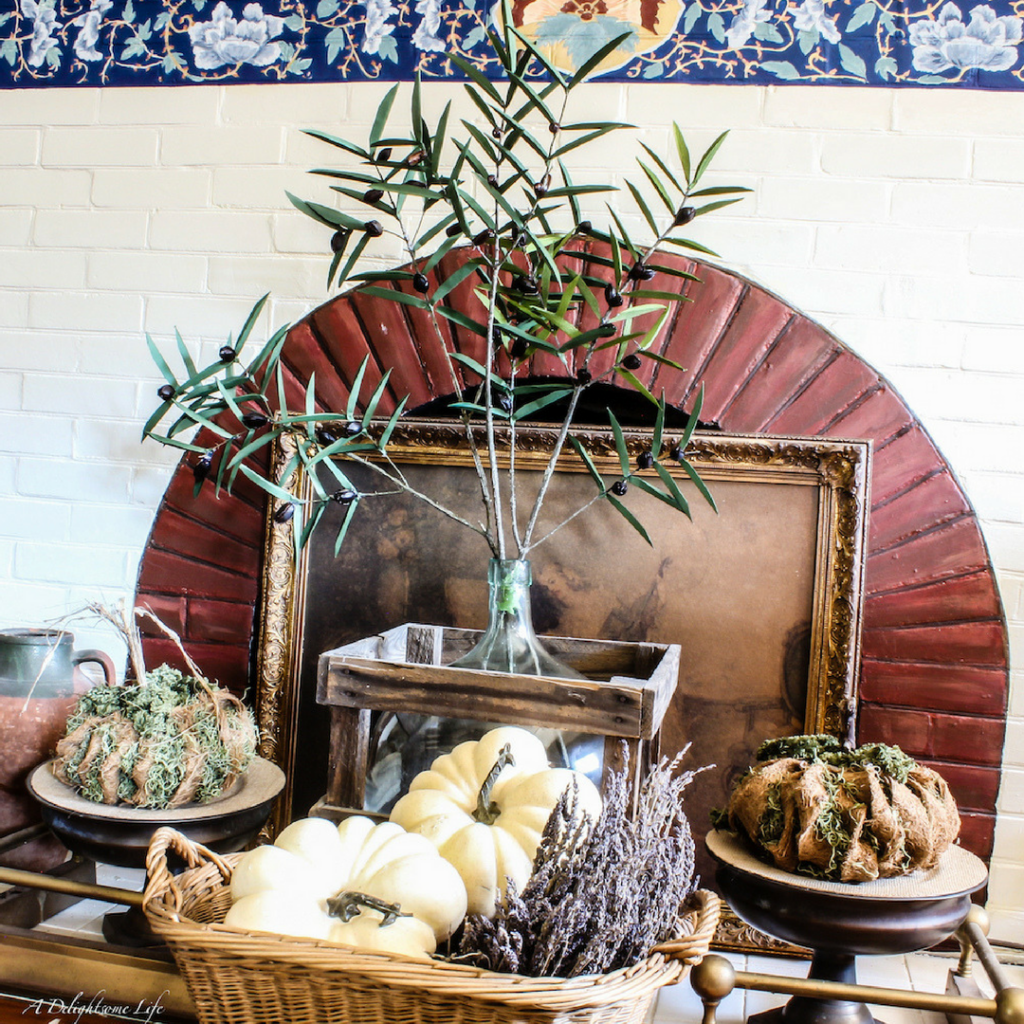 How to make faux olive branches on A Delightsome Life