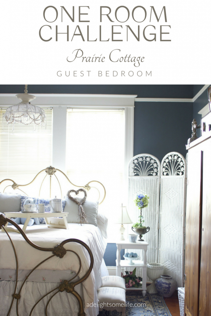 One Room Challenge Guest Bedroom transformation on A Delightsome Life