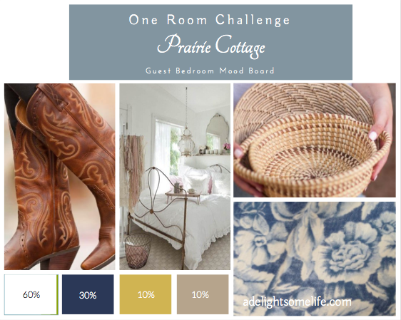 Fall One Room Challenge Guest Bedroom Prairie Cottage at A Delightsome Life