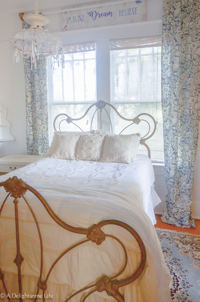 selecting furniture for the guest bedroom on A Delightsome Life