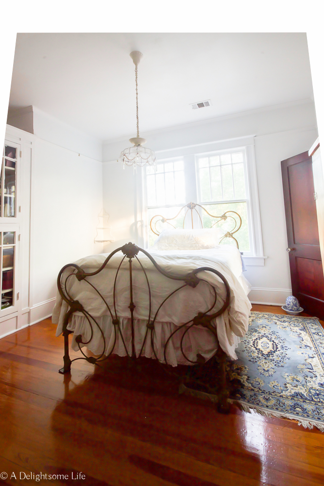 white guest bedroom transformation A Delightsome Life