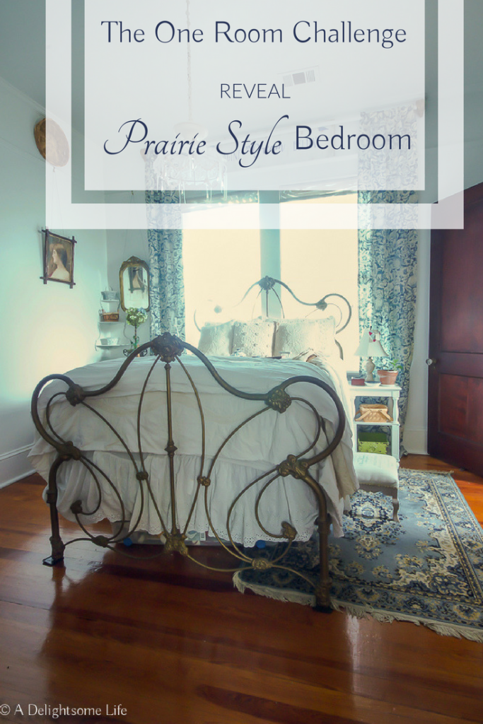 One Room Challenge Reveal the Prairie Style bedroom on A Delightsome Life