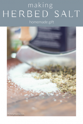 A Fragrant Gift Idea – Making Herbed Salt