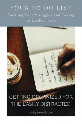 Getting Organized…Tackling Your Struggles and Taking on Doable Tasks