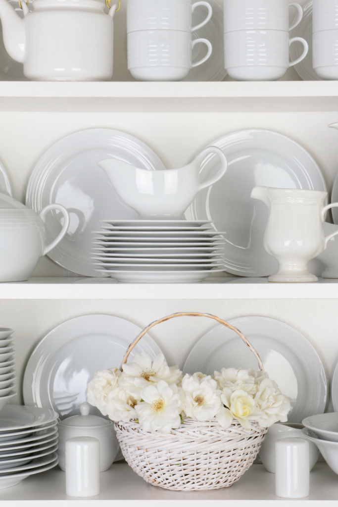 organizational storage can be attractive - getting organized for the easily distracted on A Delightsome Life