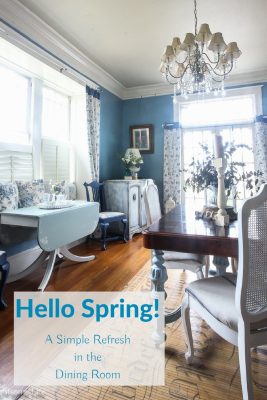 Hello Spring! A Simple Refresh in the Dining Room